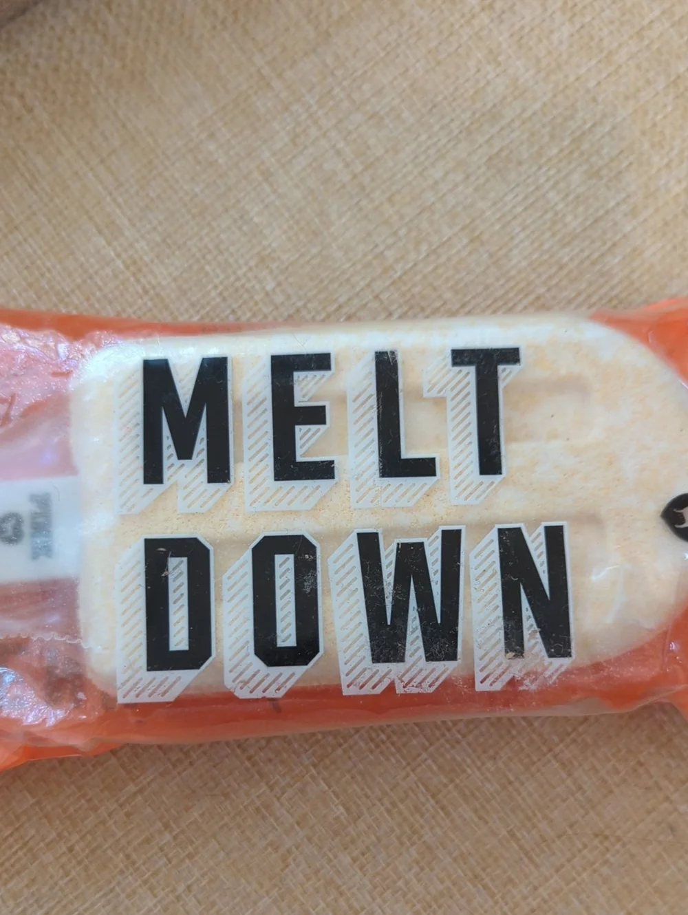 PINK Victoria's Secret Melt Down Fizzy Orange Cooler Bath Bomb - Orange